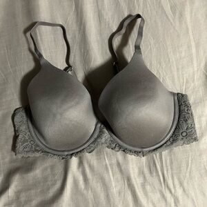 Aerie Grey Real Sunnie Full Coverage Bra Size 36D